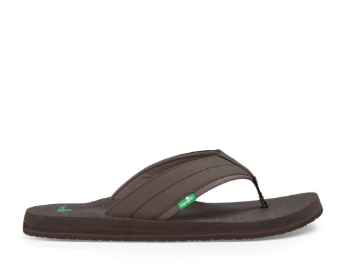 Tong Sanuk Beer Cozy 2 Homme - Marron Foncé EJUBIK475